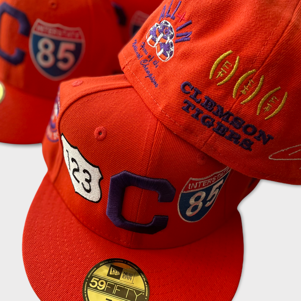 New era clemson sales hat